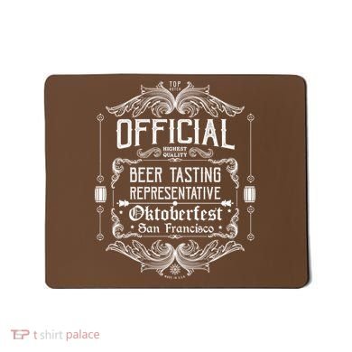 Official San Francisco Oktoberfest Beer Tasting Representative Mousepad