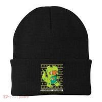 Official Santa Tester Dino Ugly Christmas Beanie thumb 0