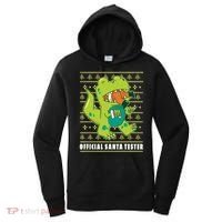 Official Santa Tester Dino Ugly Christmas Women's Hoodie thumb 0