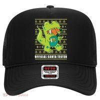 Official Santa Tester Dino Ugly Christmas Hat thumb 0