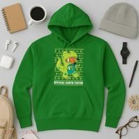 Official Santa Tester Dino Ugly Christmas Hoodie thumb 3