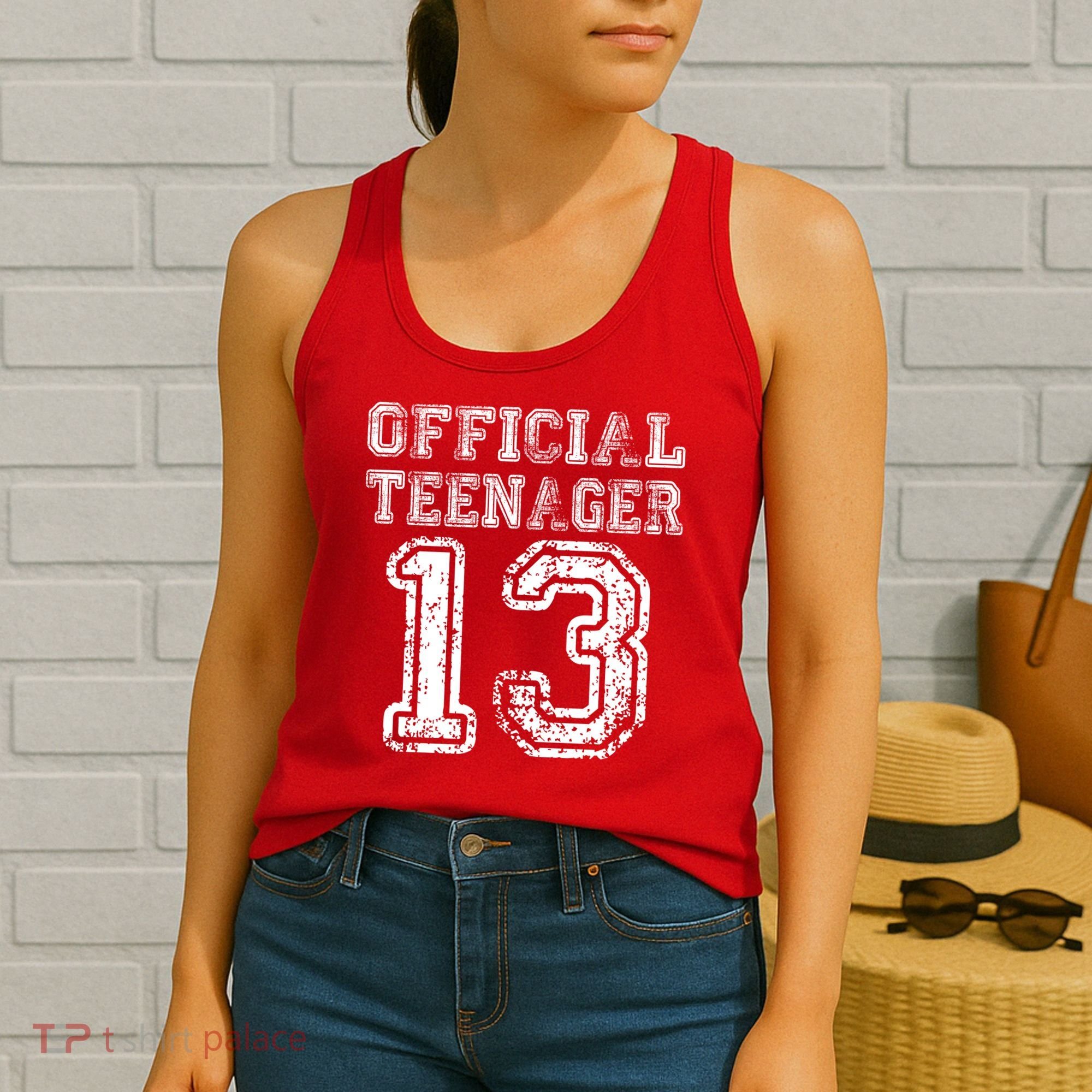 Official Teenager 13th Birthday Women's Tank Top