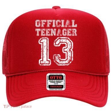 Official Teenager 13th Birthday Hat