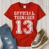 Official Teenager 13th Birthday Women's T-Shirt thumb 3