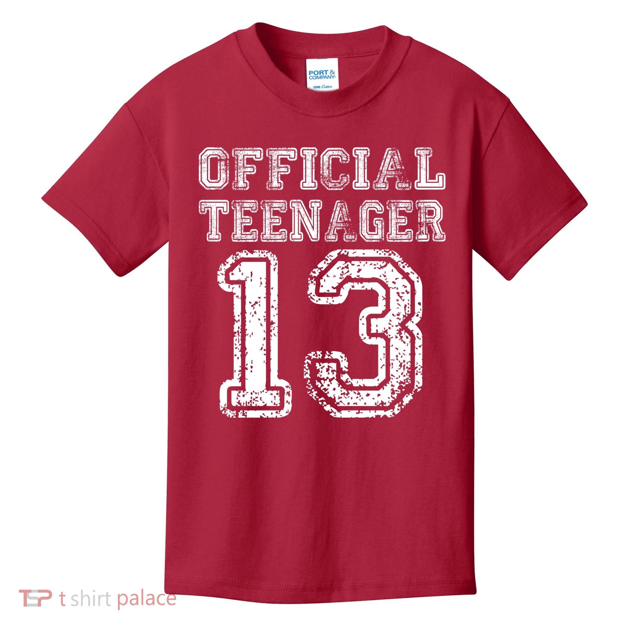 Official Teenager 13th Birthday Kids T-Shirt