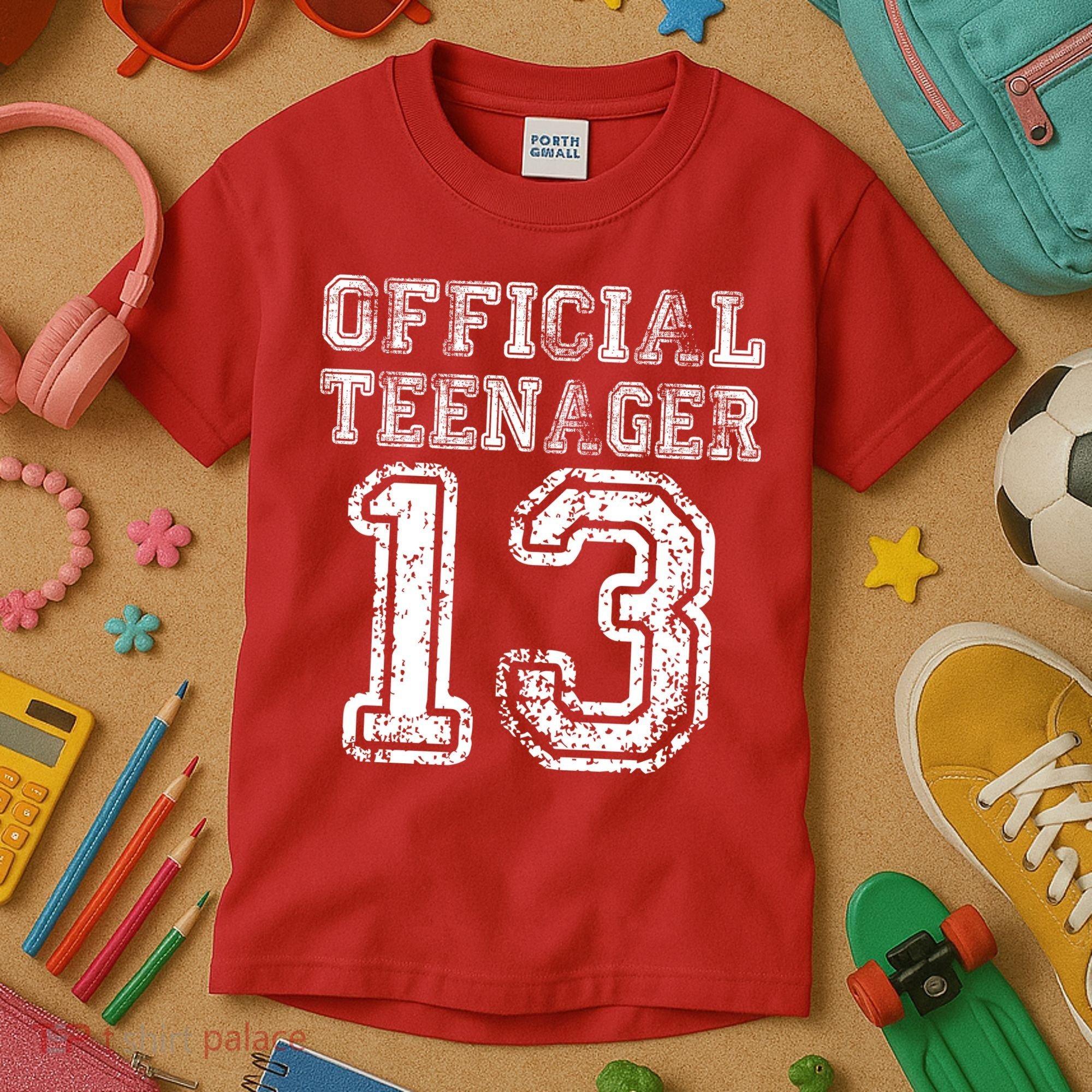 Official Teenager 13th Birthday Kids T-Shirt