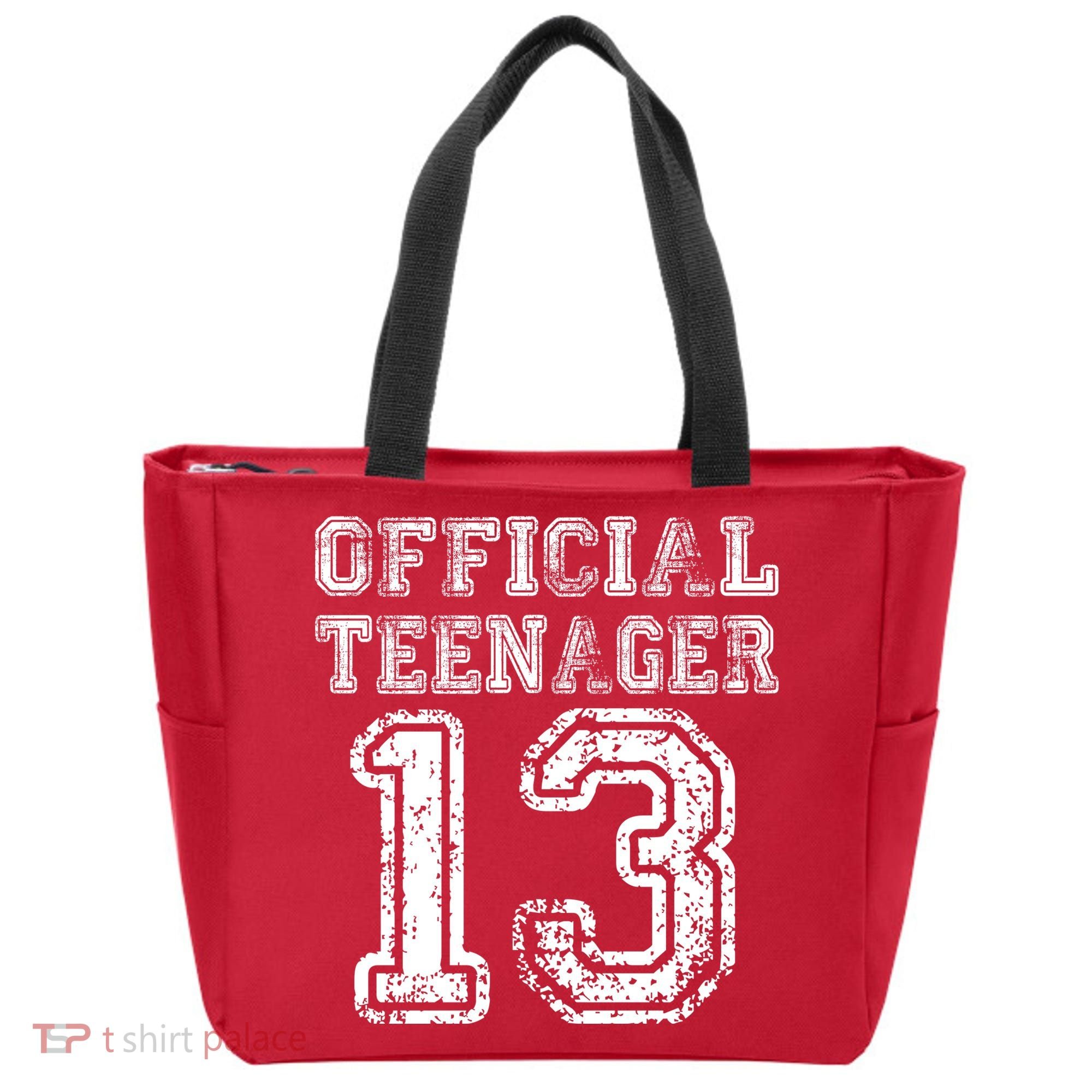 Official Teenager 13th Birthday Tote Bag