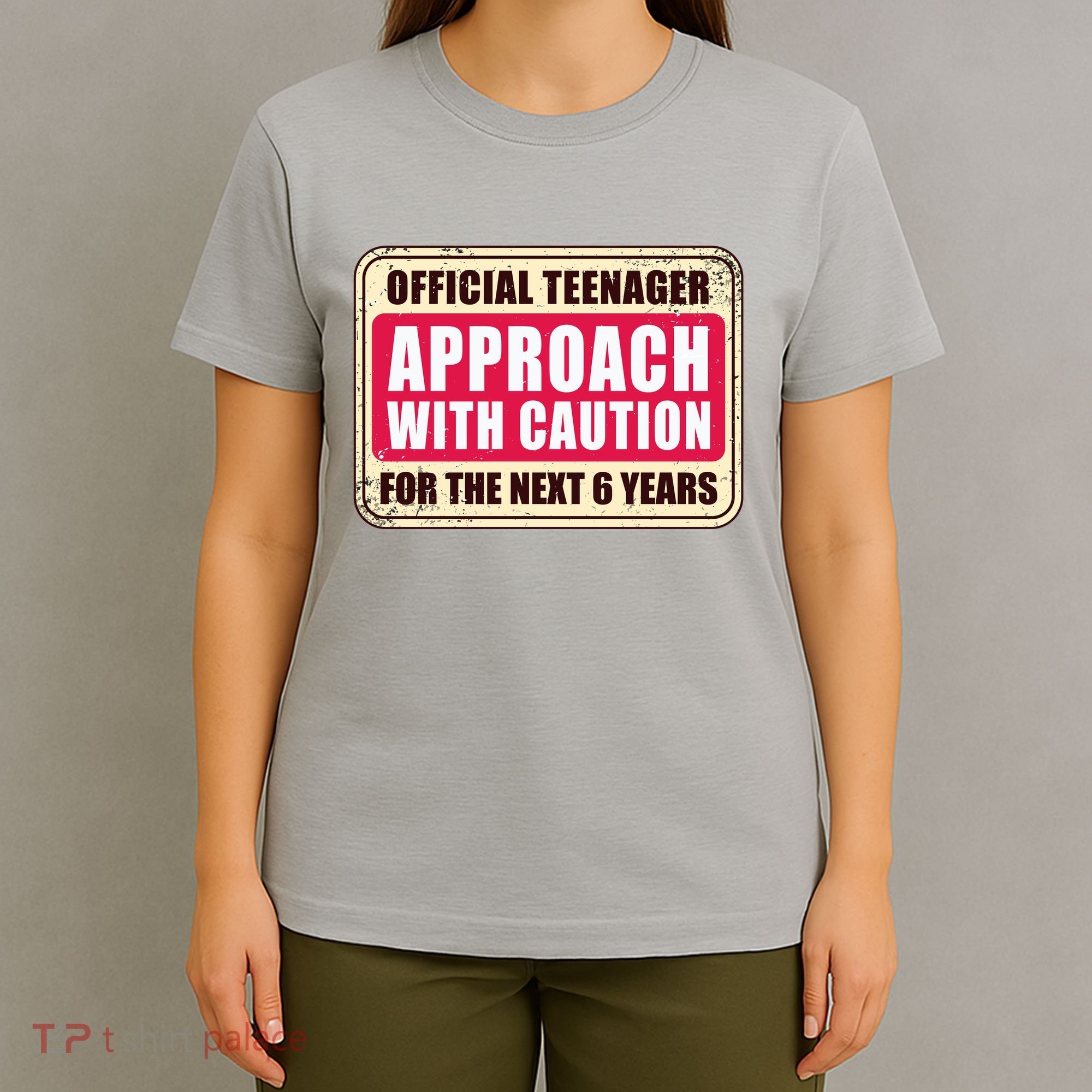 Official Teenager Approach With Caution T-Shirt