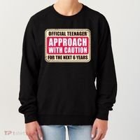 Official Teenager Approach With Caution Women's Sweatshirt thumb 0