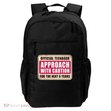 Official Teenager Approach With Caution Backpack