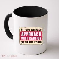Official Teenager Approach With Caution Coffee Mug thumb 0