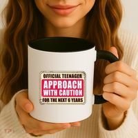 Official Teenager Approach With Caution Coffee Mug thumb 3