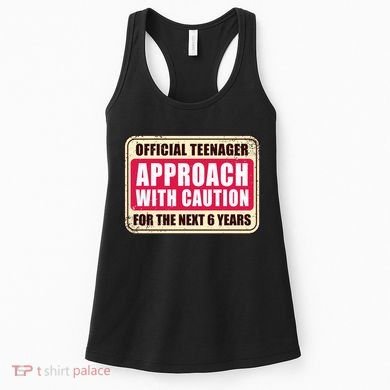 Official Teenager Approach With Caution Women's Tank Top