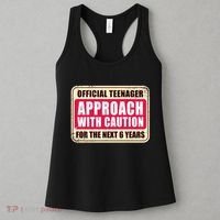 Official Teenager Approach With Caution Women's Tank Top thumb 3