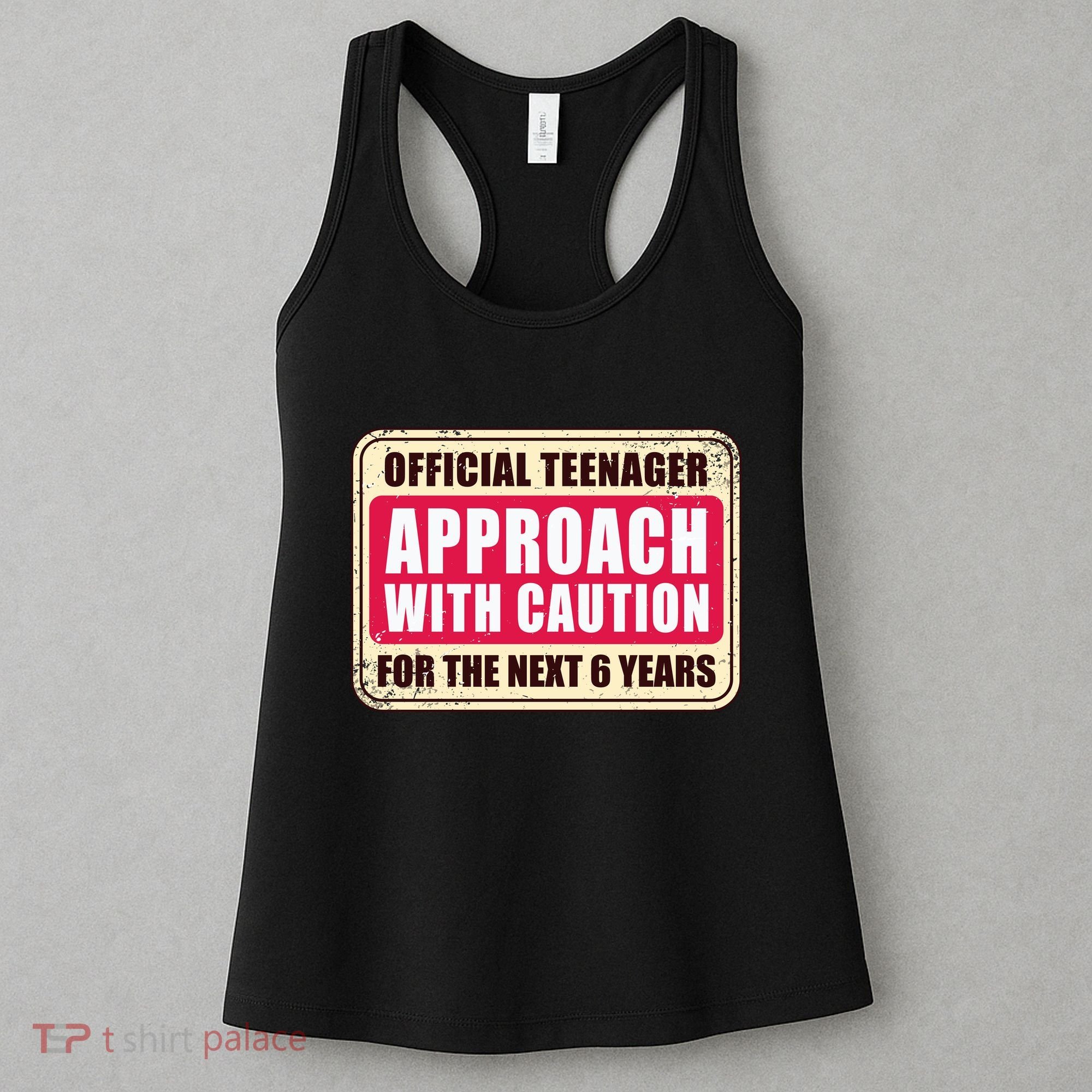 Official Teenager Approach With Caution Women's Tank Top