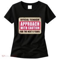 Official Teenager Approach With Caution Women's T-Shirt thumb 0