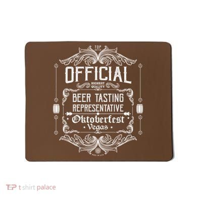 Official Vegas Oktoberfest Beer Tasting Representative Mousepad