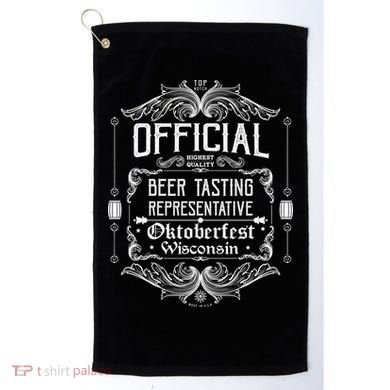 Official Wisconsin Oktoberfest Beer Tasting Representative Golf Towel