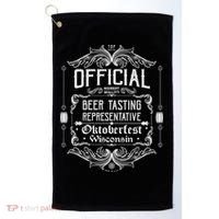 Official Wisconsin Oktoberfest Beer Tasting Representative Golf Towel thumb 0