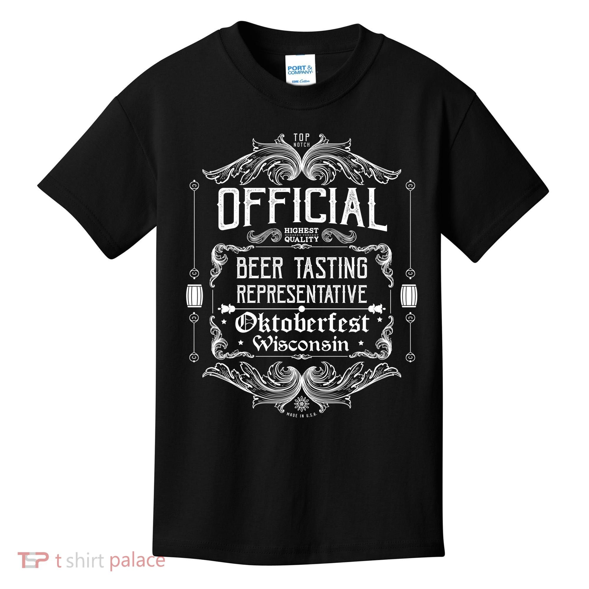 Official Wisconsin Oktoberfest Beer Tasting Representative Kids T-Shirt