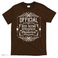 Official Wisconsin Oktoberfest Beer Tasting Representative T-Shirt thumb 0