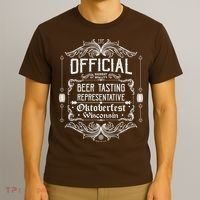 Official Wisconsin Oktoberfest Beer Tasting Representative T-Shirt thumb 3