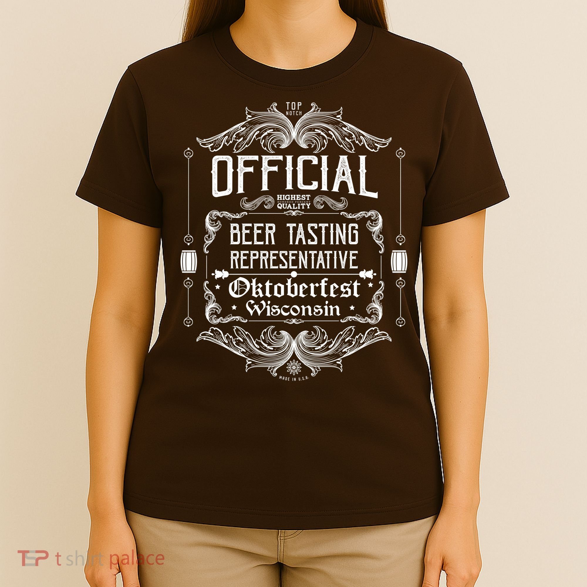 Official Wisconsin Oktoberfest Beer Tasting Representative T-Shirt