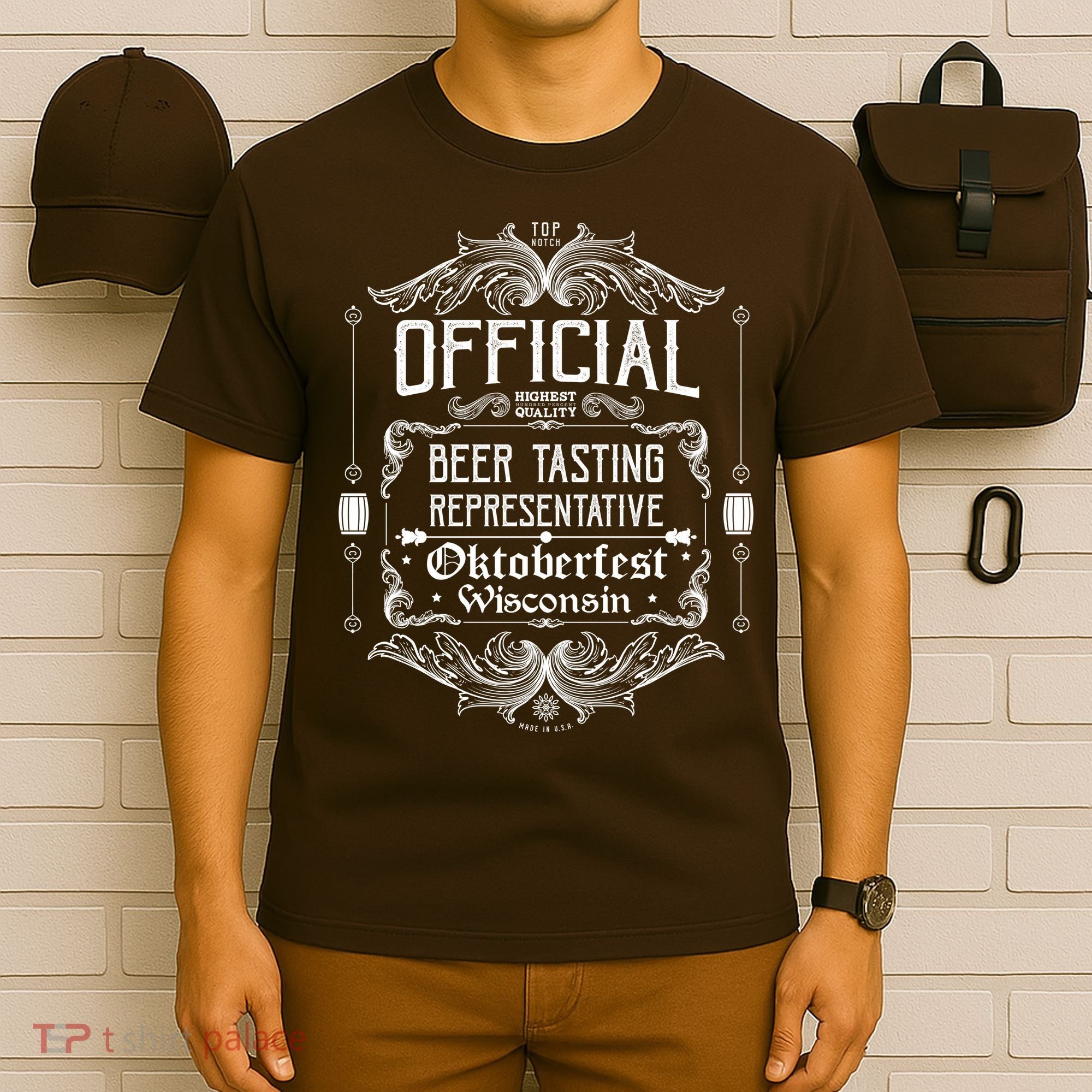 Official Wisconsin Oktoberfest Beer Tasting Representative T-Shirt