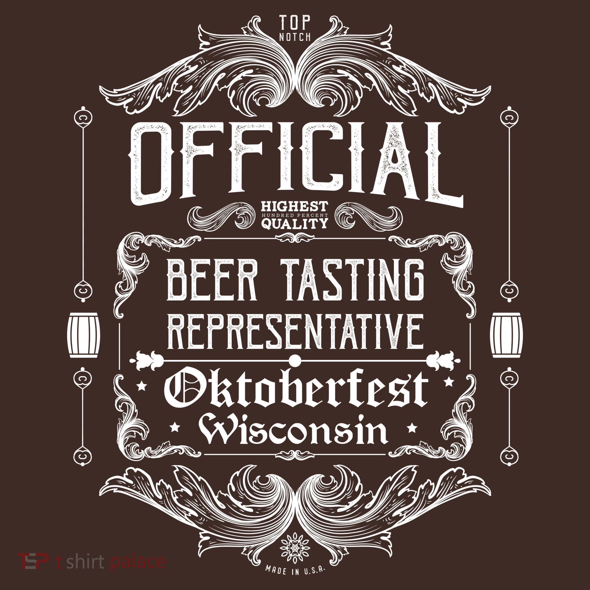Official Wisconsin Oktoberfest Beer Tasting Representative Mousepad