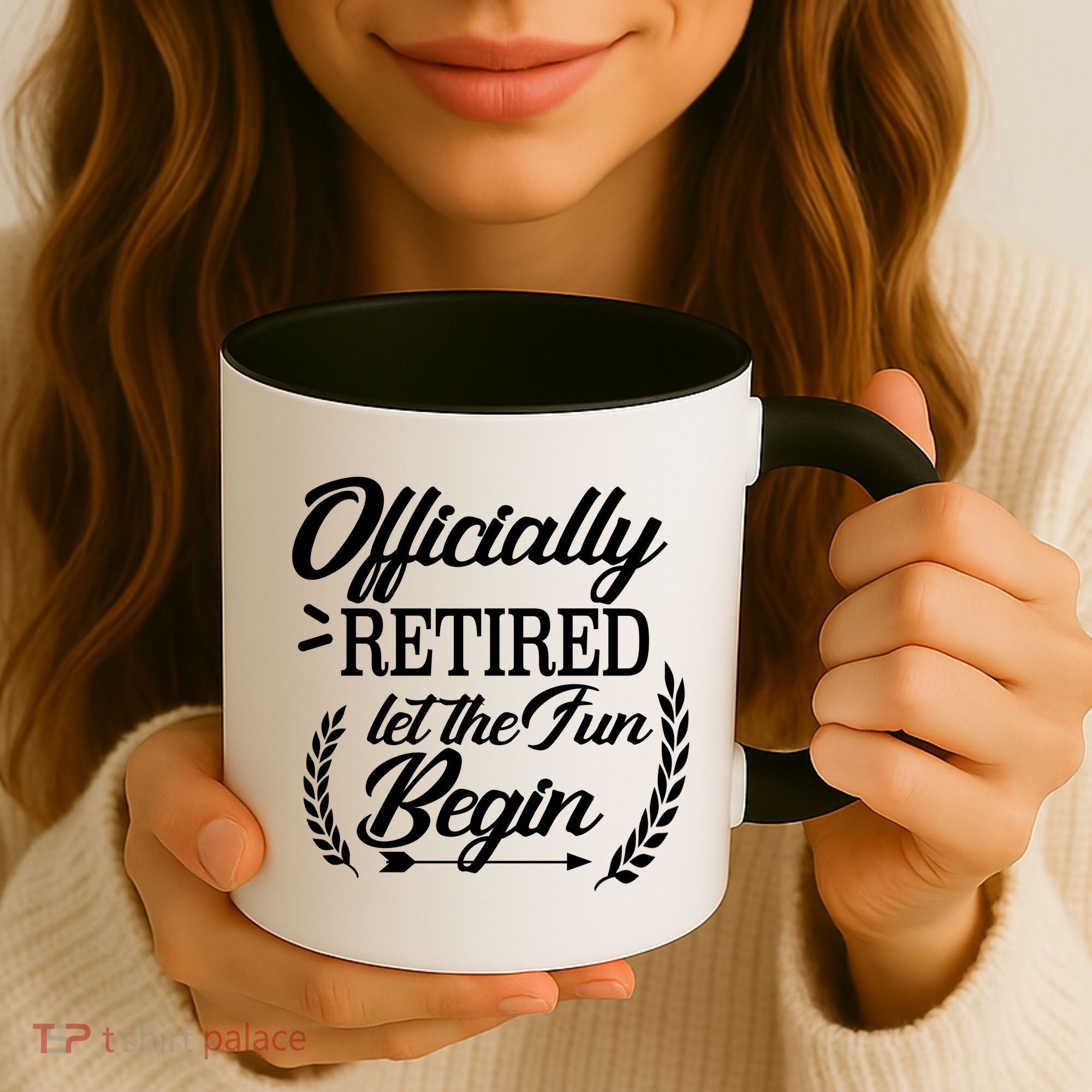 Officially Retired Let The Fun Begin Coffee Mug