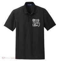 Officially Retired Let The Fun Begin Dry Zone Grid Polo thumb 0