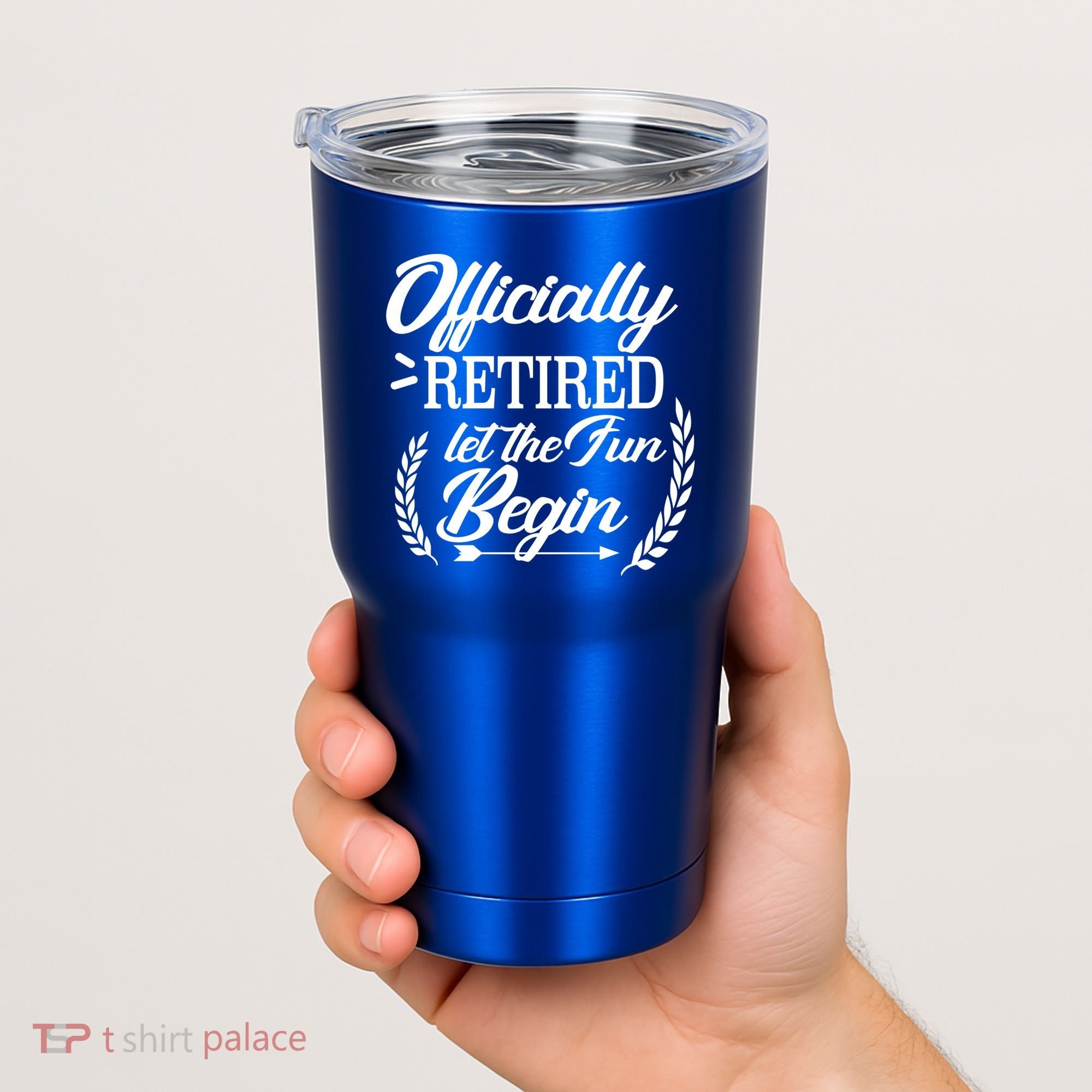 Officially Retired Let The Fun Begin Tumbler