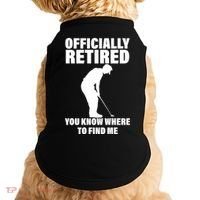 Officially Retired You Know Where To Find Me Doggie Tank thumb 0