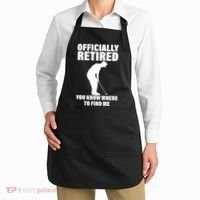 Officially Retired You Know Where To Find Me Apron thumb 2