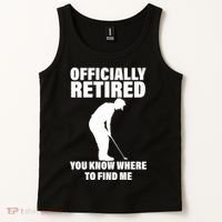 Officially Retired You Know Where To Find Me Tank Top thumb 2