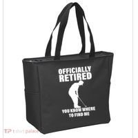 Officially Retired You Know Where To Find Me Tote Bag thumb 2