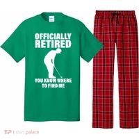 Officially Retired You Know Where To Find Me Pajama Set thumb 0
