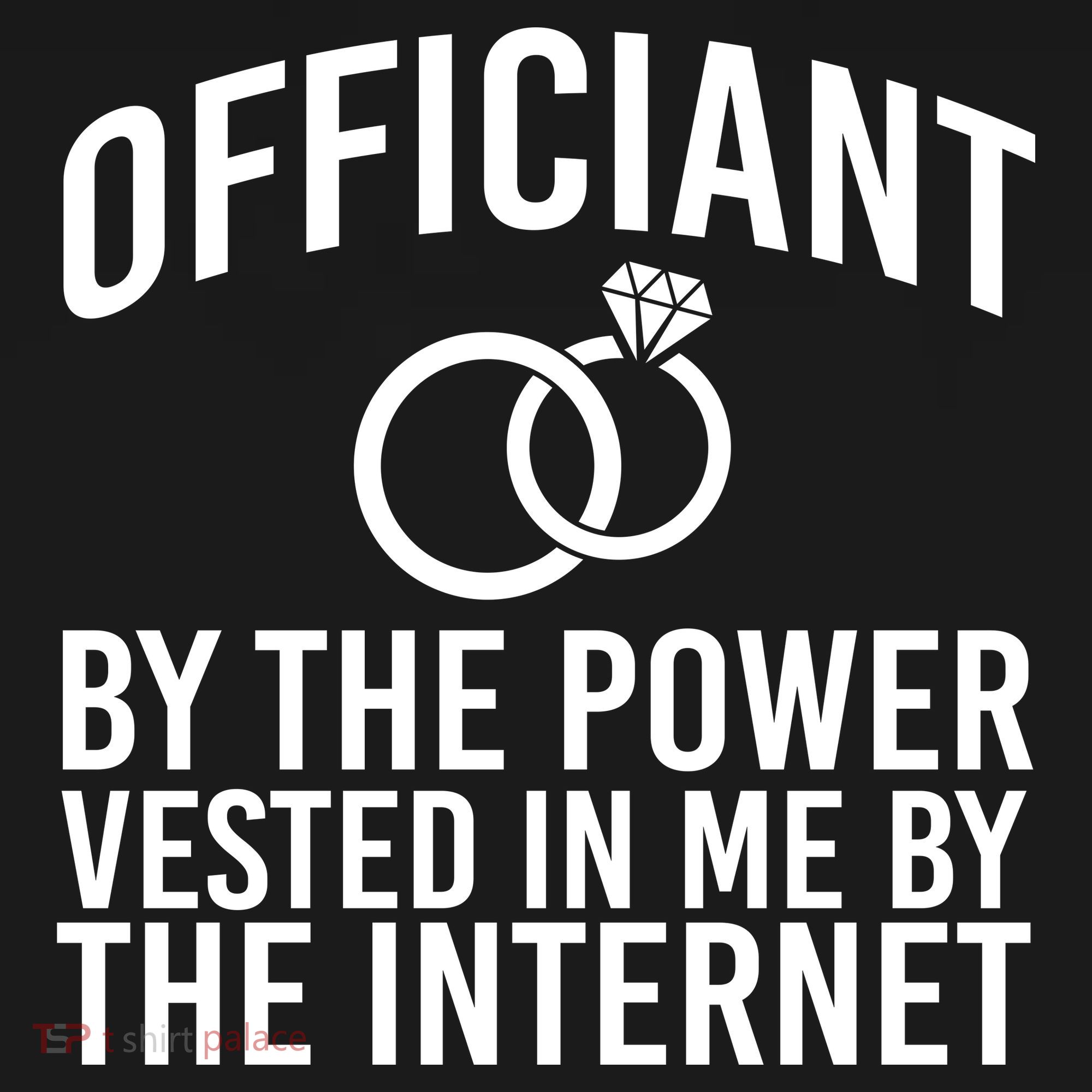 Officiant By The Power Vested I Me By The Internet Ornament