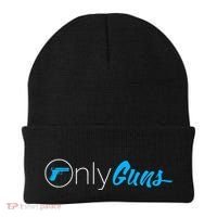 Onlyguns Funny Gun Owner Meme Parody Beanie thumb 0