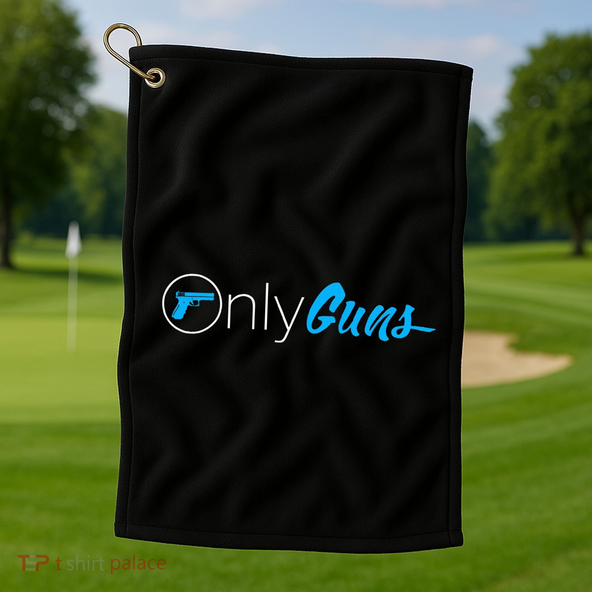 Onlyguns Funny Gun Owner Meme Parody Golf Towel