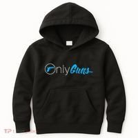 Onlyguns Funny Gun Owner Meme Parody Kids Hoodie thumb 0