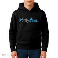Onlyguns Funny Gun Owner Meme Parody Kids Hoodie thumb 4