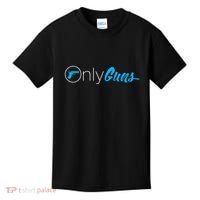 Onlyguns Funny Gun Owner Meme Parody Kids T-Shirt thumb 0