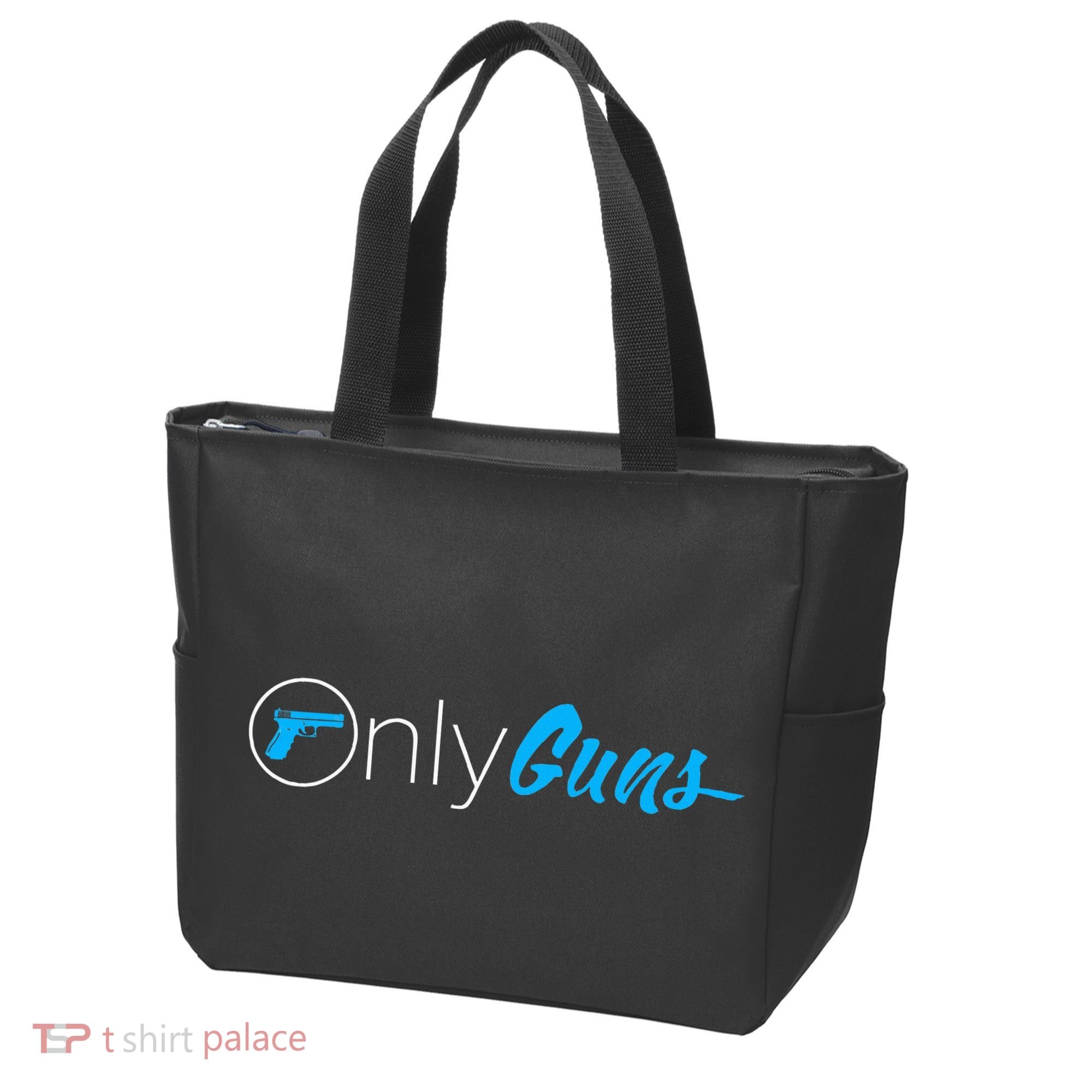 Onlyguns Funny Gun Owner Meme Parody Tote Bag