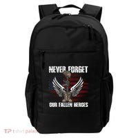 Our Fallen Heroes Veterans Memorial Day Partiotic Military Backpack thumb 0