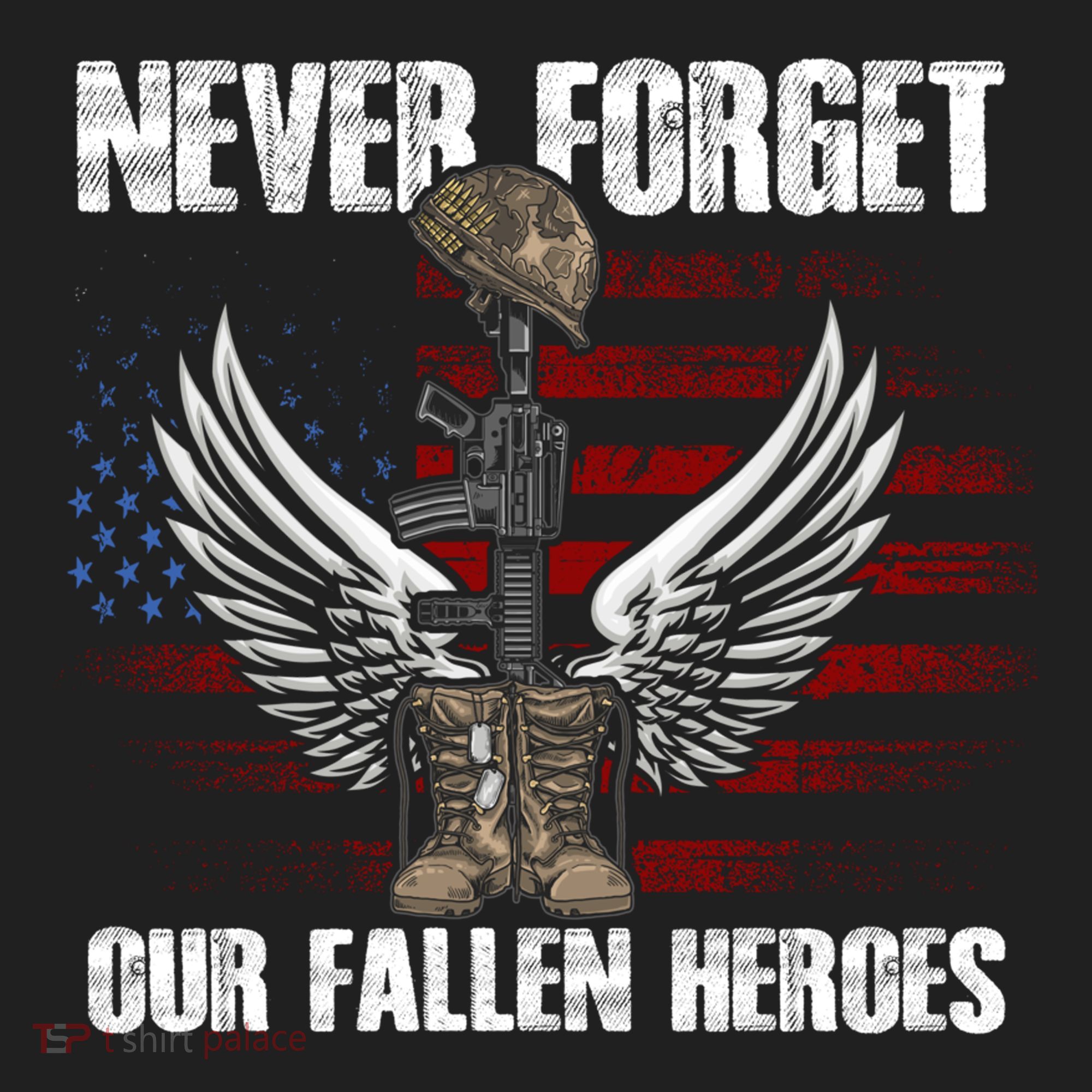 Our Fallen Heroes Veterans Memorial Day Partiotic Military Tumbler