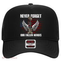 Our Fallen Heroes Veterans Memorial Day Partiotic Military Hat thumb 0