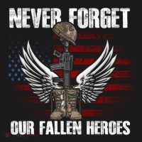 Our Fallen Heroes Veterans Memorial Day Partiotic Military Visor thumb 3