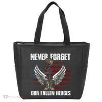 Our Fallen Heroes Veterans Memorial Day Partiotic Military Tote Bag thumb 0