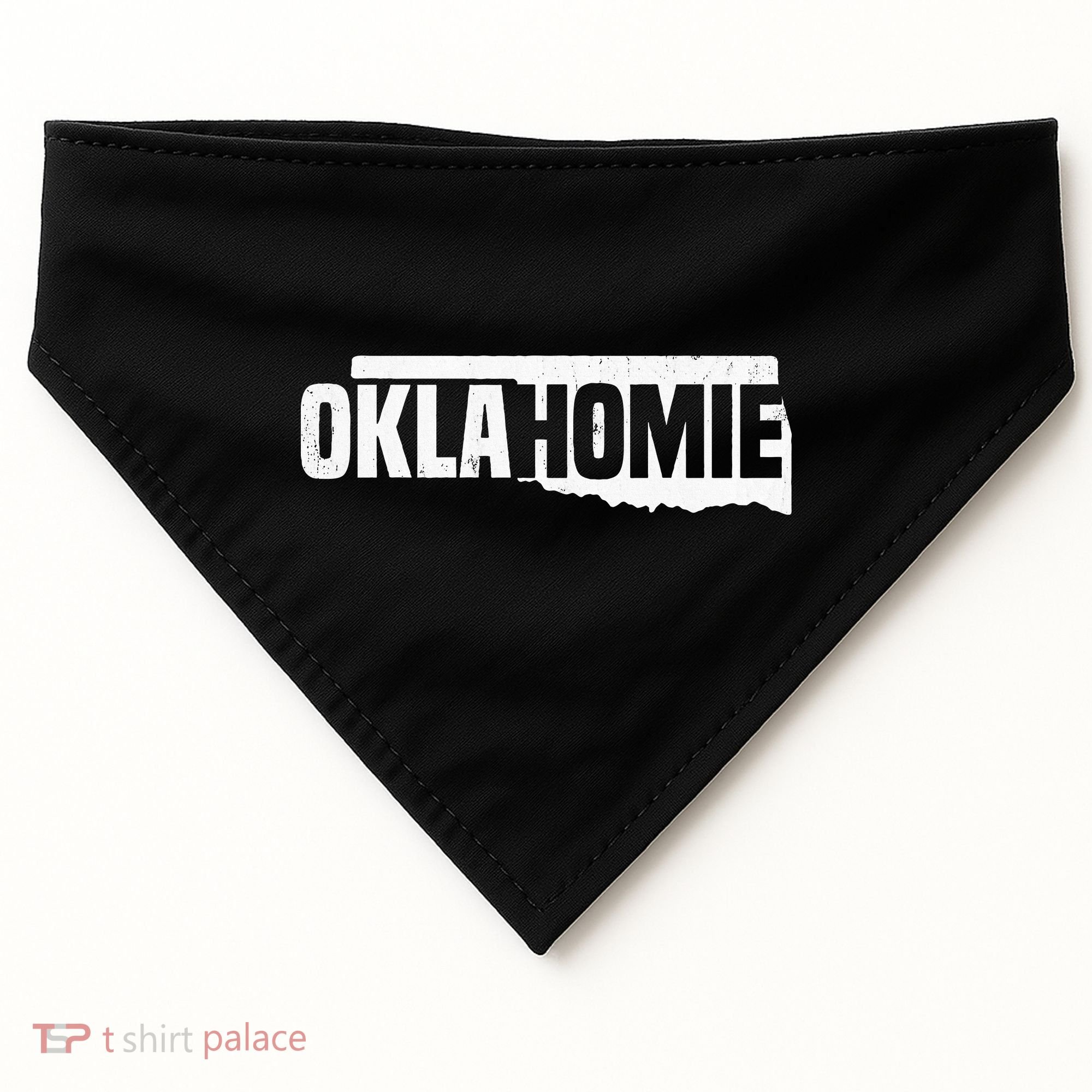 O.K.L.A.H.O.M.I.E Funny Humor O.K.L.A.H.O.M.A State Pride USA-Made Doggie Bandana